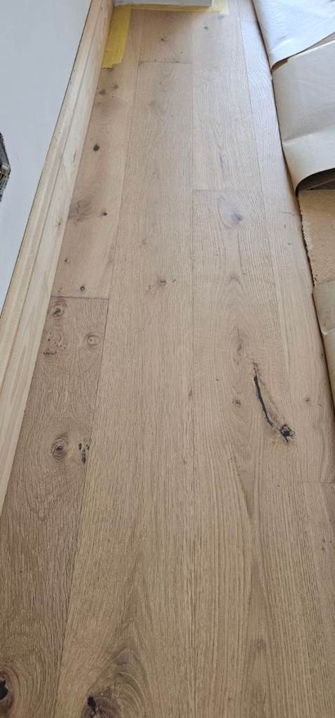 Oak Engineered Wood Floor, £600 (26 m2)
