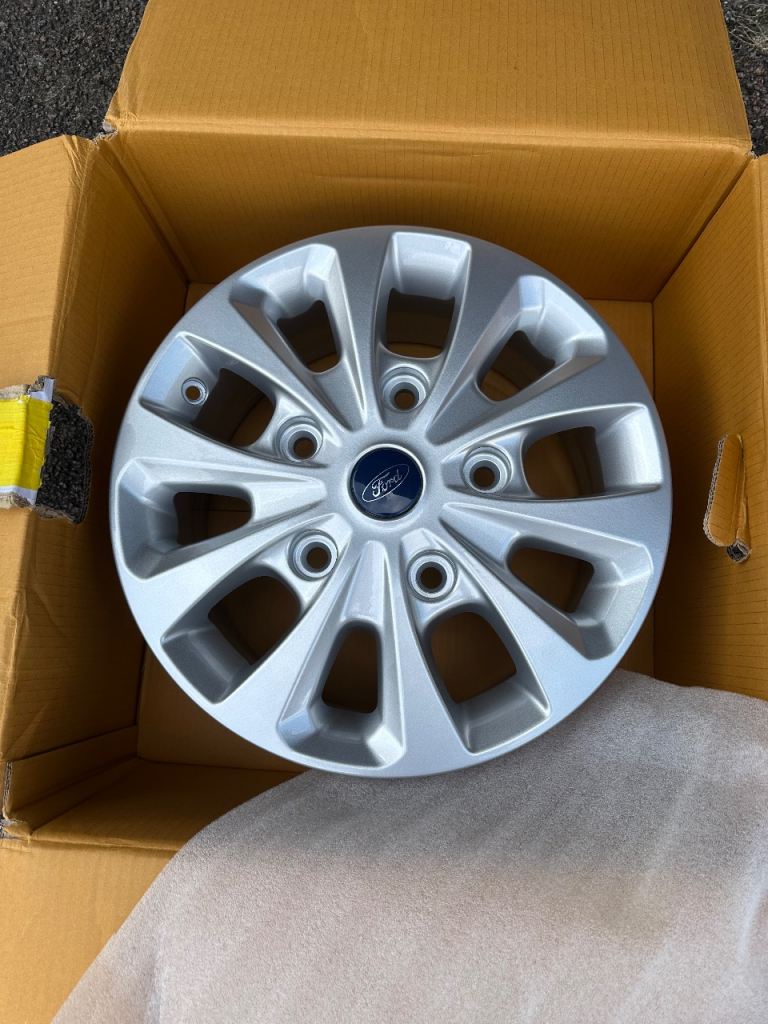 X1 GENUINE FORD TRANSIT MK8 CUSTOM 16" ALLOY WHEEL RIM 6.5J ET60 JK21-CA 2221673