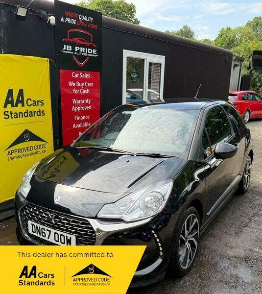 2017 DS Automobiles DS 3 1.2 PureTech Connected Chic Euro 6 (s/s) 3dr HATCHBACK Petrol Manual