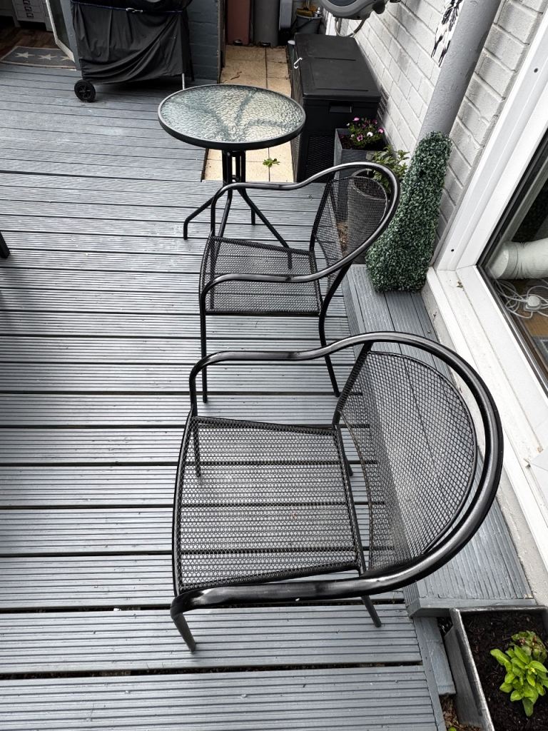 Garden bistro set