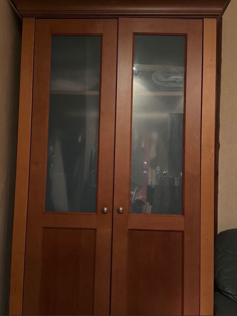 Wooden wardrobe