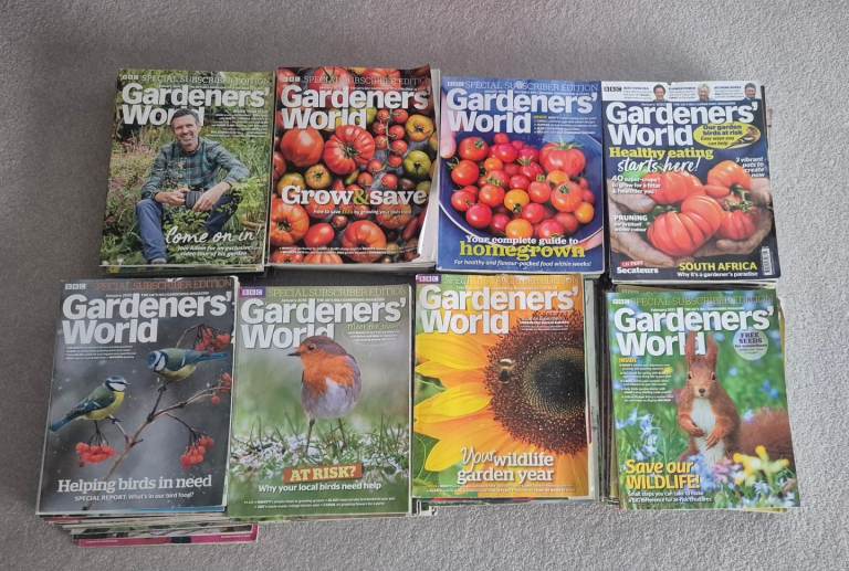 BBCs Gardeners World Magazine Collections 8 years 2017-2024