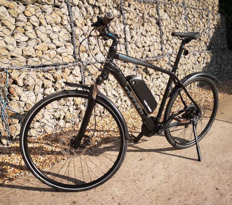 Carrera Crossfire E Mens Electric Hybrid Bike - Good used condition - 21"