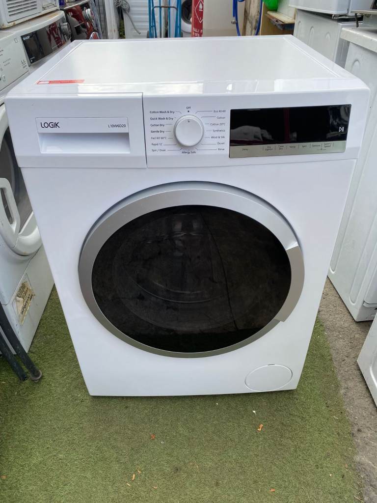 Logik 10/6kg Washer Dryer - White, Good Condition