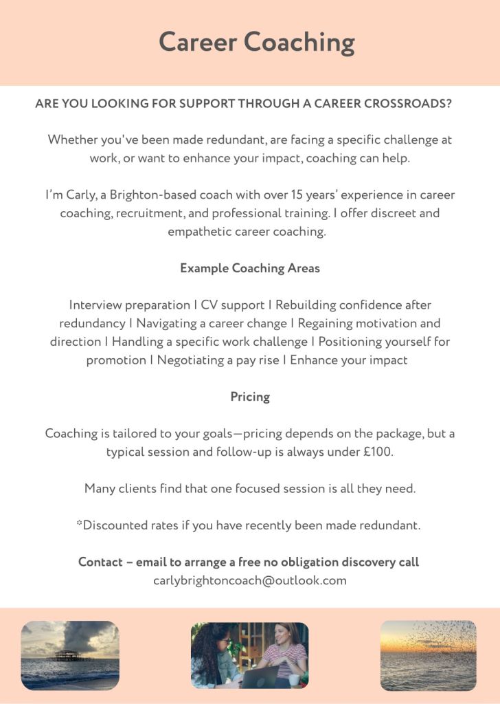 Career Coaching - Are you looking for support through a career crossroads?