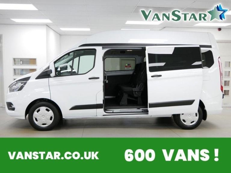 73  TRANSIT CUSTOM 320 2.0 EBL 130 BHP L2 HIGH ROOF TREND AUTOMATIC 9 SEATER
