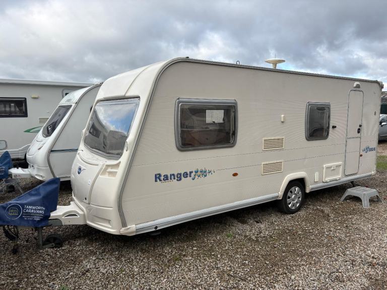 BAILEY RANGER 550/6 - 6 BERTH CARAVAN WITH FIXED BUNK BEDS -SOLD AS SEEN