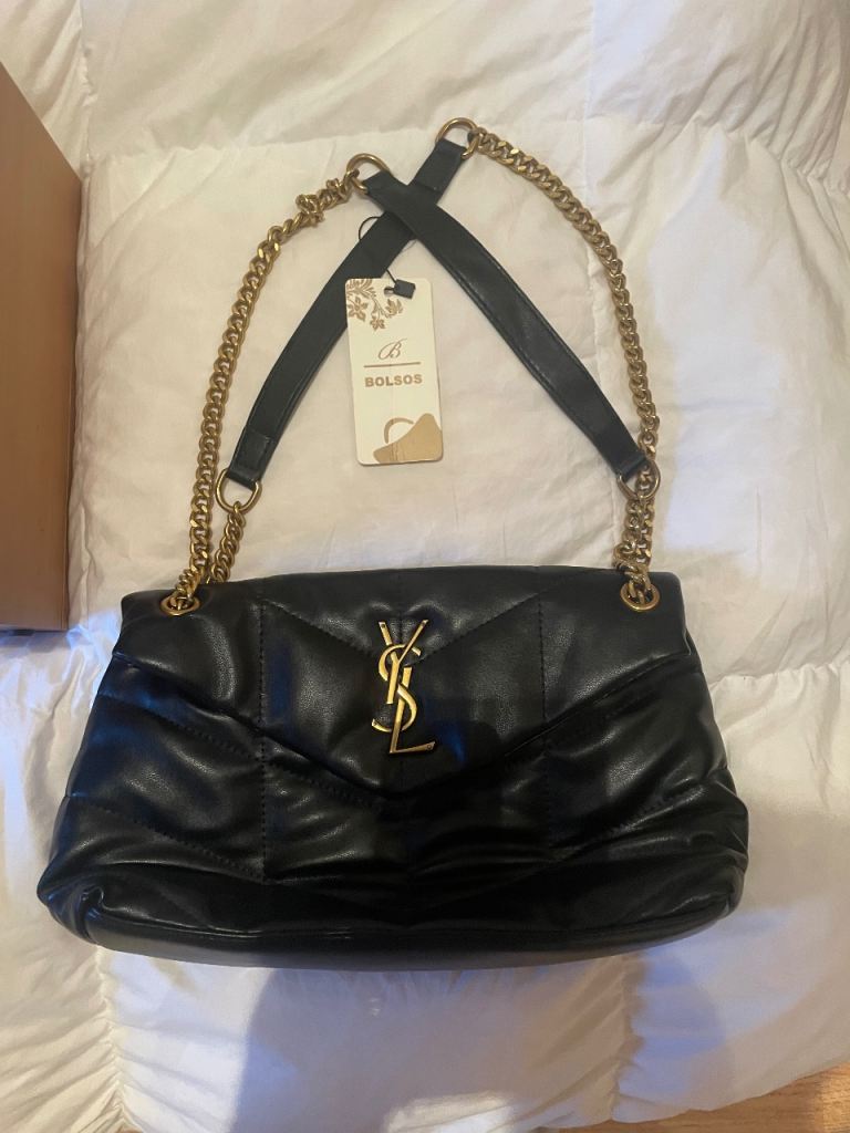 YSL BLACK HANDBAG NEW never been used