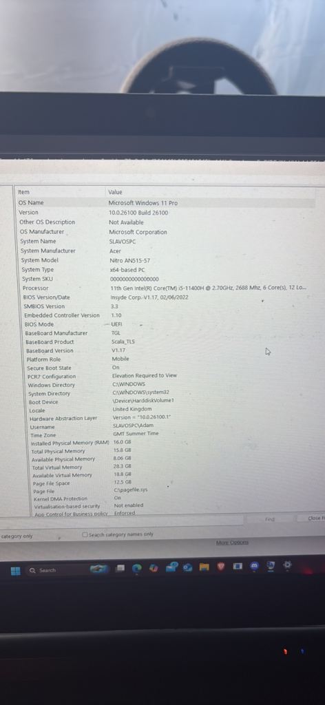 Acer Nitro AN515-57