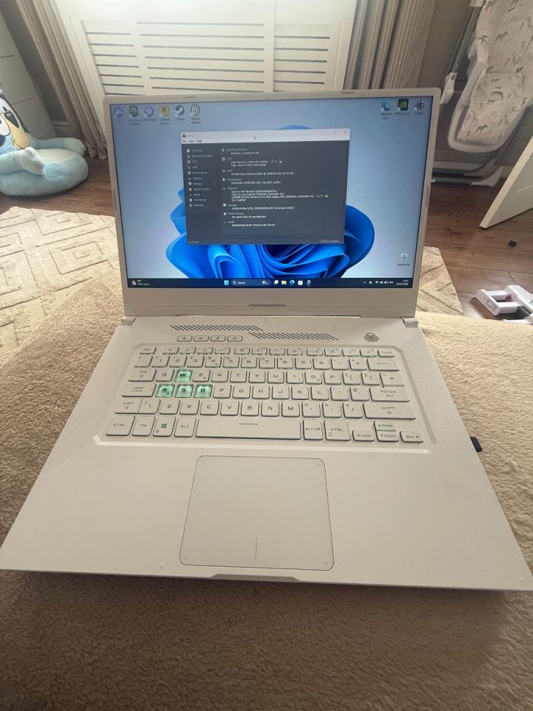 Gaming laptop - Asus Tuf F15 i5 11300h - RTX 3050 4Gb - 16gb ram 3200mhz - 512gb nvme ssd 