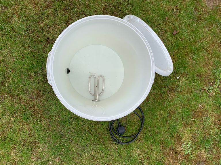 Homebrew 25l hot water tank