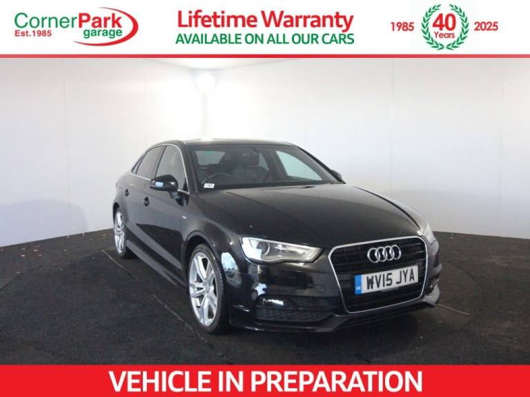 2015 Audi A3 1.4 TFSI 150 S Line 4dr SALOON PETROL Manual