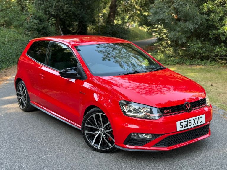2016/16 VOLKSWAGEN POLO GTI 1.8 TSI 3DR HATCHBACK RED! 73K MILEAGE! MOT JULY 27! L@@K!