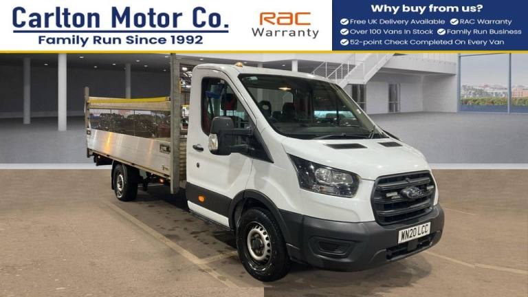 2020 Ford Transit 2.0 350 EcoBlue Leader C/Cab 2 Door DROPSIDE RWD L4 Euro 6 (s/s) (130 ps) DROPS...