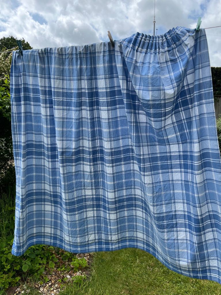 Pair of Laura Ashley stunning pencil pleat curtains As new condition 