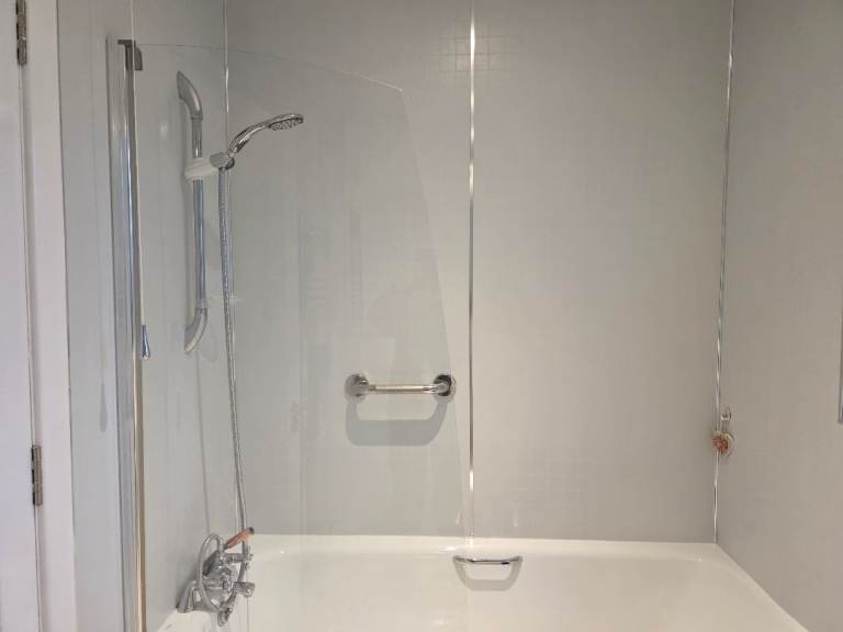 Bath with taps