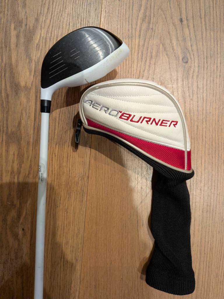 TaylorMade AeroBurner Mini Driver 12 deg – White, Good Condition