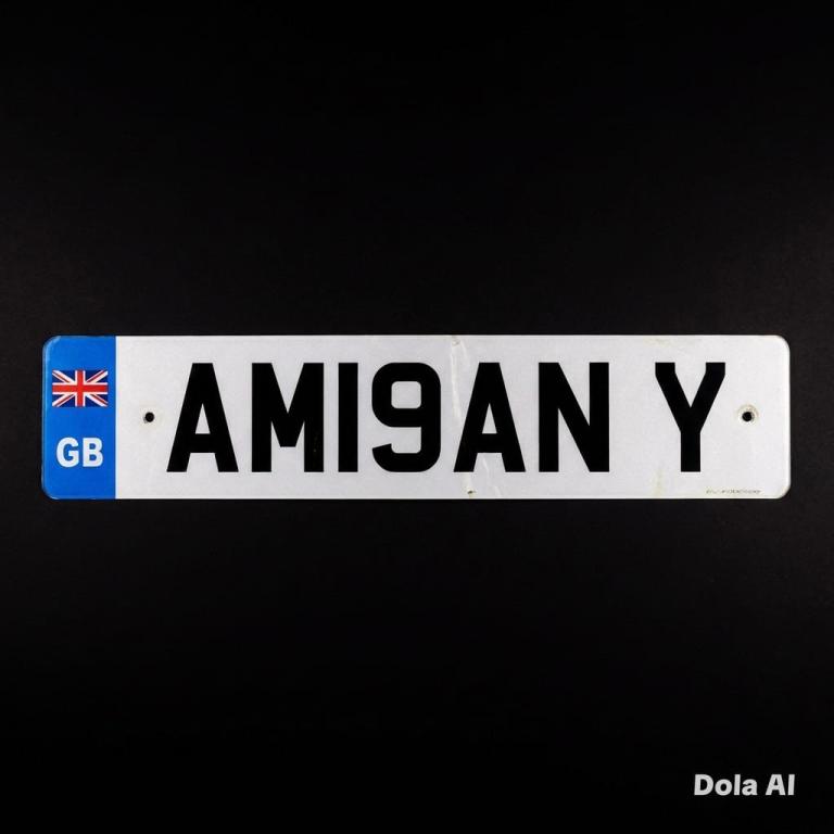 AMAN private number Plate 