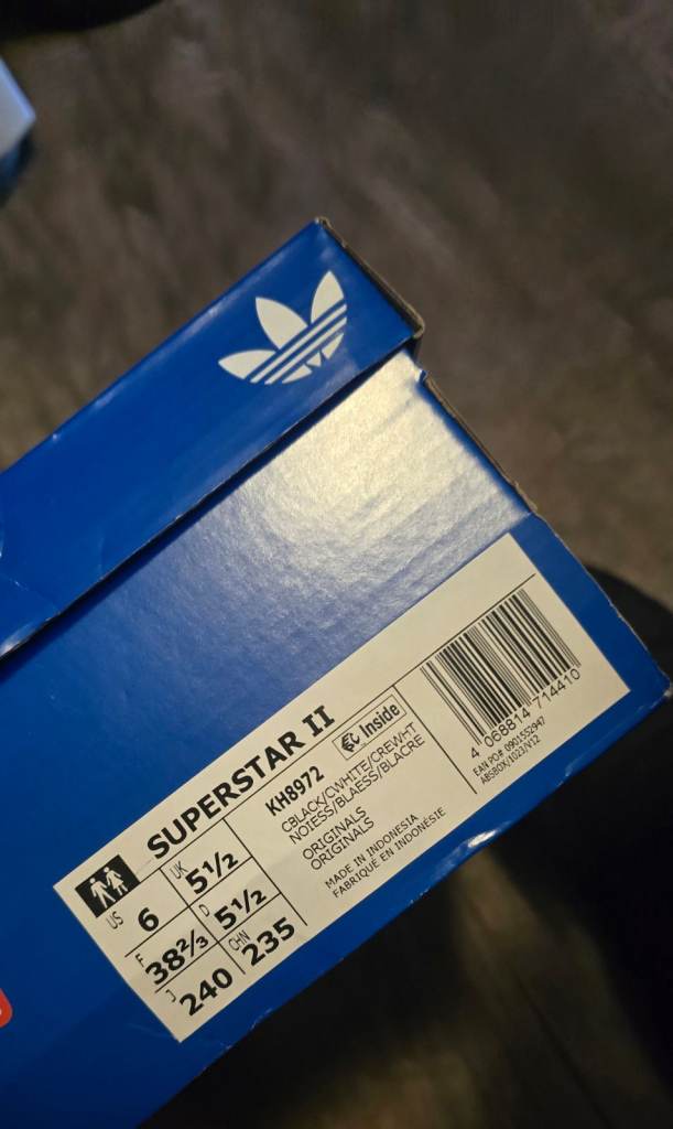 Adidas Superstar II Croc Trainers – UK 5.5 – BNWT & Box – RRP £95