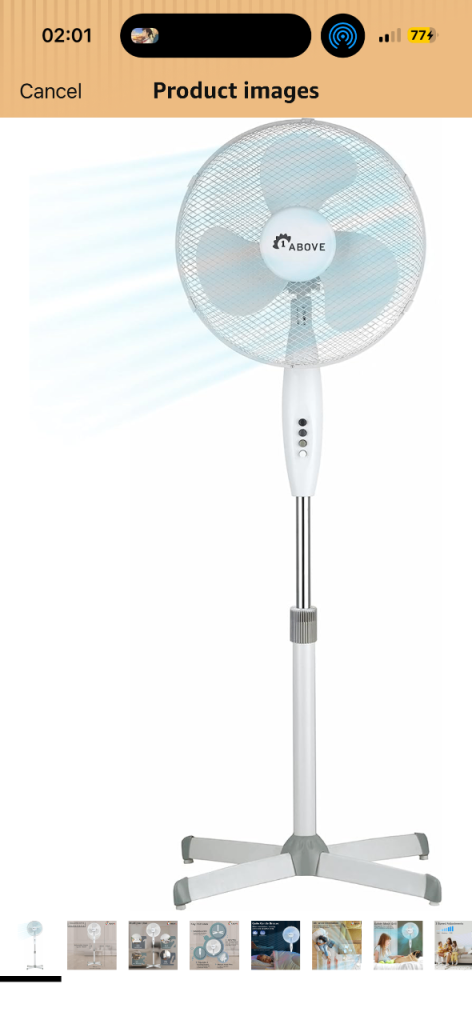 1above fan 