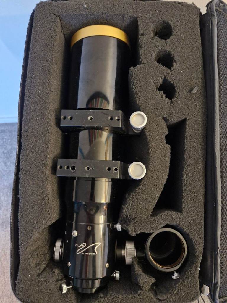 image for William Optics Zenithstar Fluorite Doublet Refractor Telescope Assembly in fitted case.