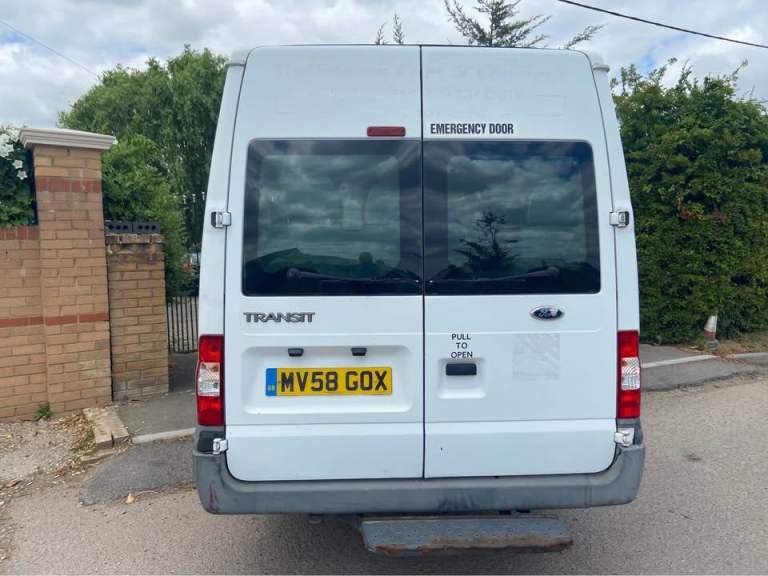 2008 Ford, TRANSIT  17 seater twin wheel mini bus new mot low miles no vat 