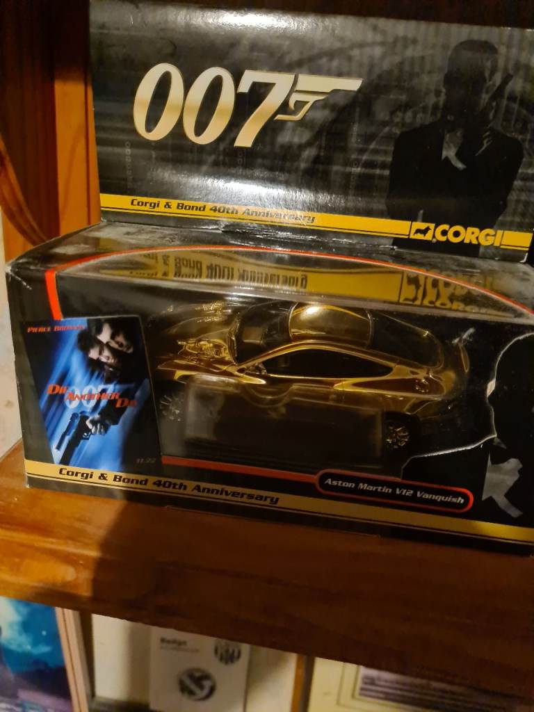 Corgi James bond gold plated cars 