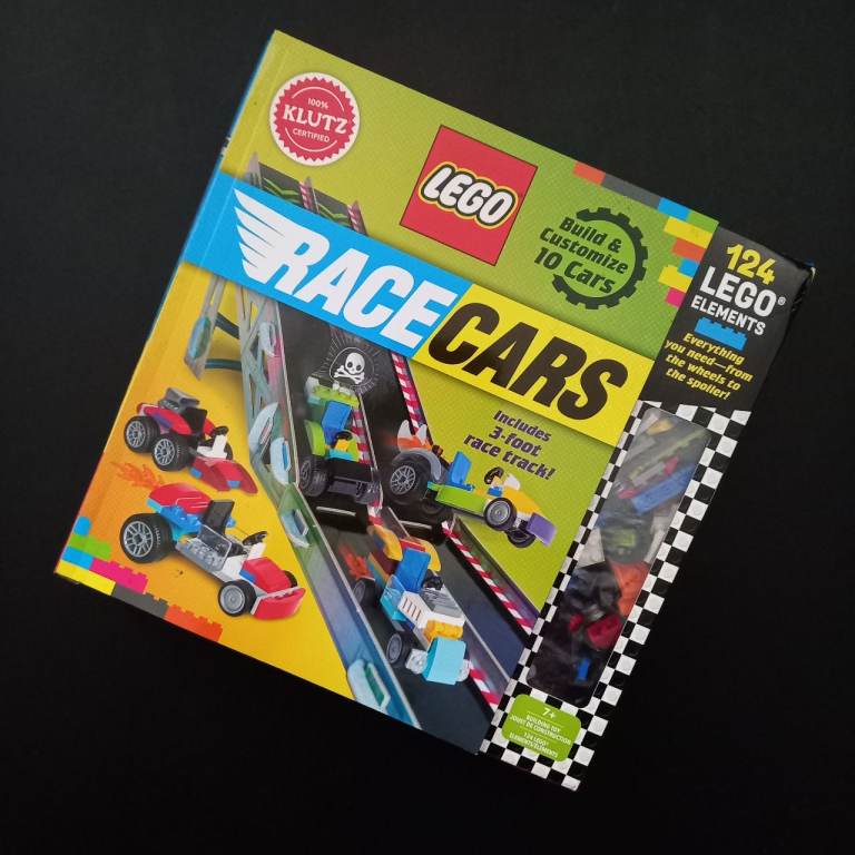 SEALED 124 PIECE BOXED LEGO RACE CARS & BOOK