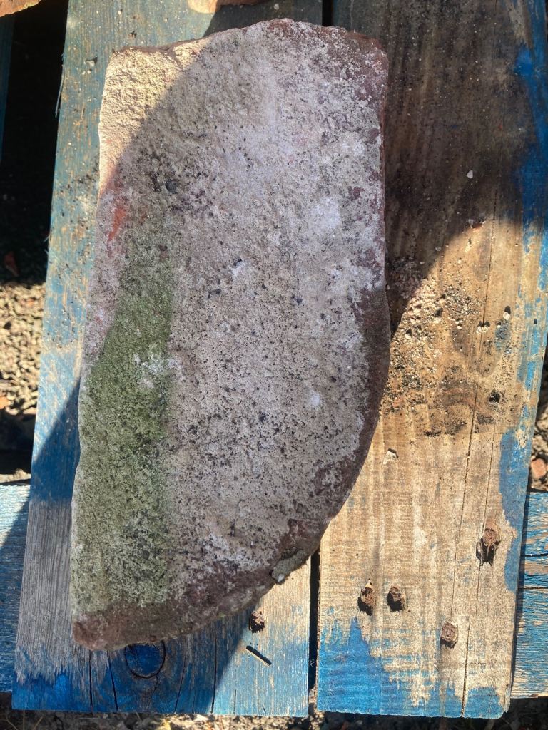 Reclaimed bullnose bricks 