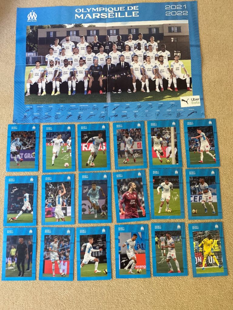Olympique de Marseille 2021-2022 Player Cards