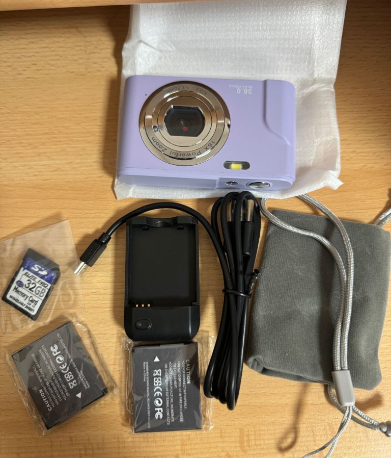 Digital Camera purple colour Brand New 