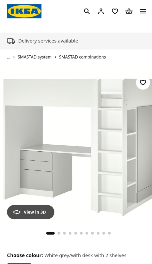 Ikea Kids Loft Bed 