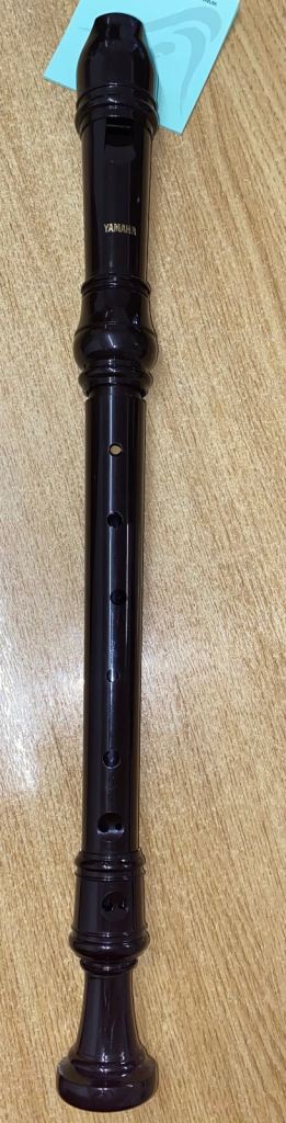 Brown Yamaha Recorder Musical Instrument – Good Condition