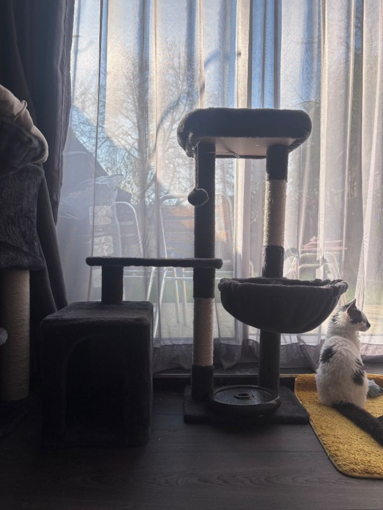 Cat tree - 87cm Dark Grey