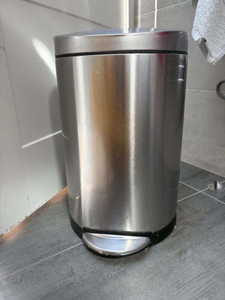 Simplehuman - stainless steel small bin