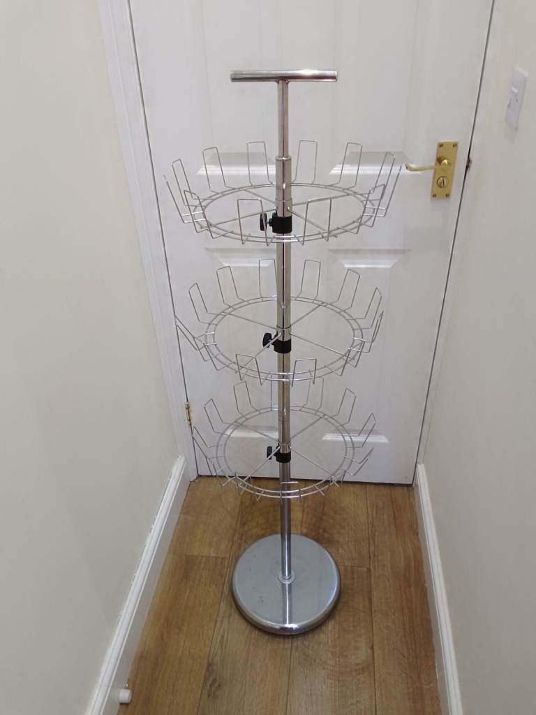 3 Tier Revolving Shoe Organizer Rack/or shop display rack