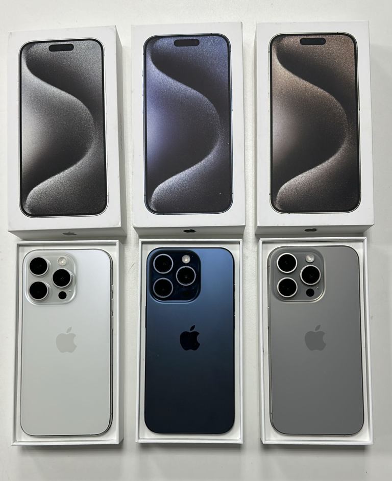 IPHONE 15 Pro UNLOCKED BRAND NEW BOX ONE YEAR APPLE WARRANTY 