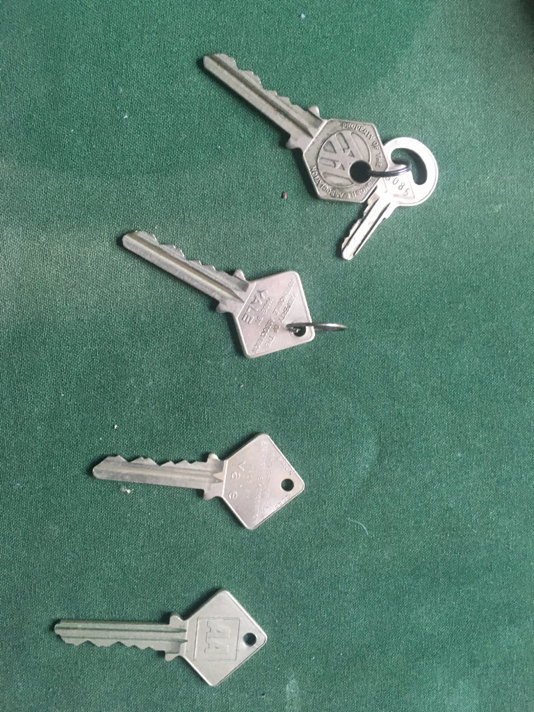 Vintage AA Keys