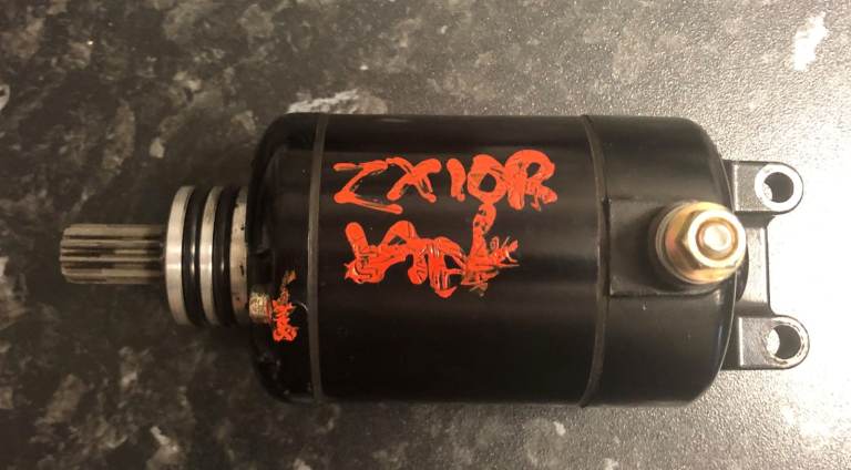 KAWASAKI ZX10R STARTER MOTOR 2006 to 2009