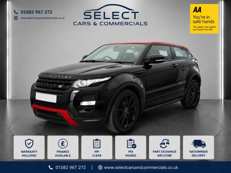 2012 Land Rover Range Rover Evoque 2.2 Range Rover Evoque Dynamic Luxury SD4 Auto 4WD 3dr SUV Die...