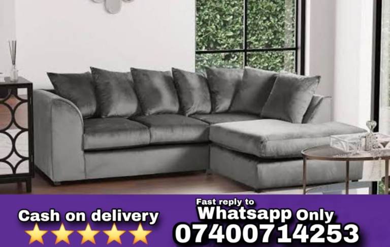 🛋️ Comfy L Shape Sofa Range — Corner or 3+2, Crafted for Modern Living