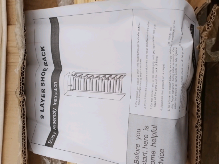 Layer shoe rack 