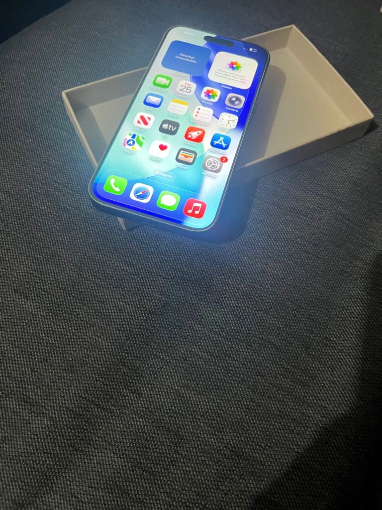 image for APPLE IPHONE 15 PRO 128GB TITANIUM BLACK MOBILE(UNLOCKED)(MINT CONDITION)