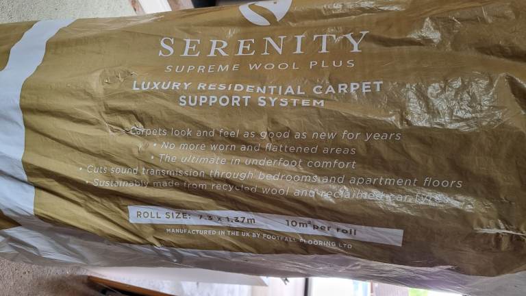 Serenity Supreme Wool Plus Carpet Underlay
