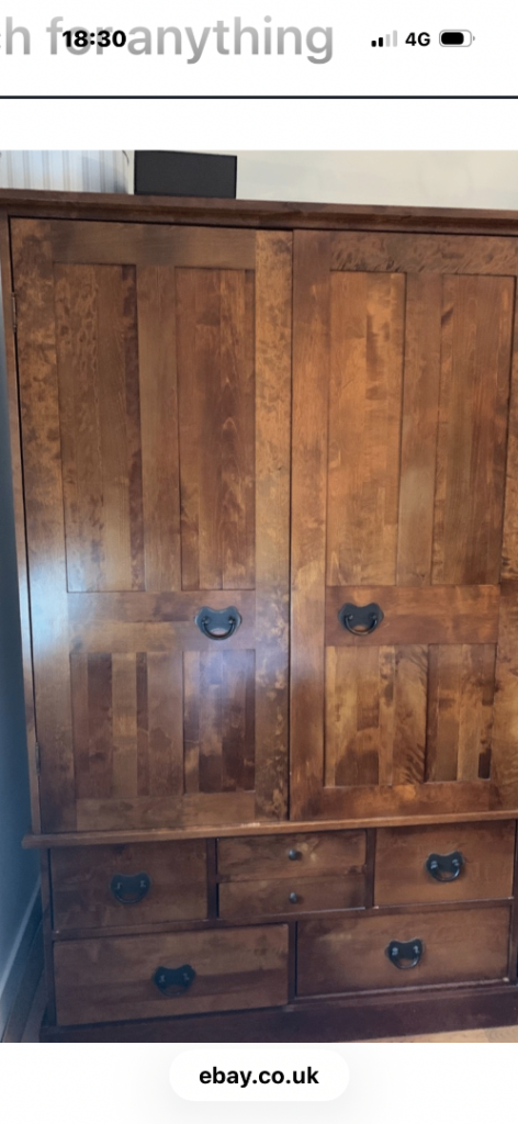 Laura Ashley garret wardrobe 