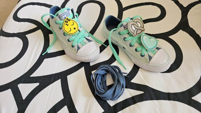 Converse Kid's CTAS Loopholes OX Blue/Coast White Shoes / Boots, size UK 11