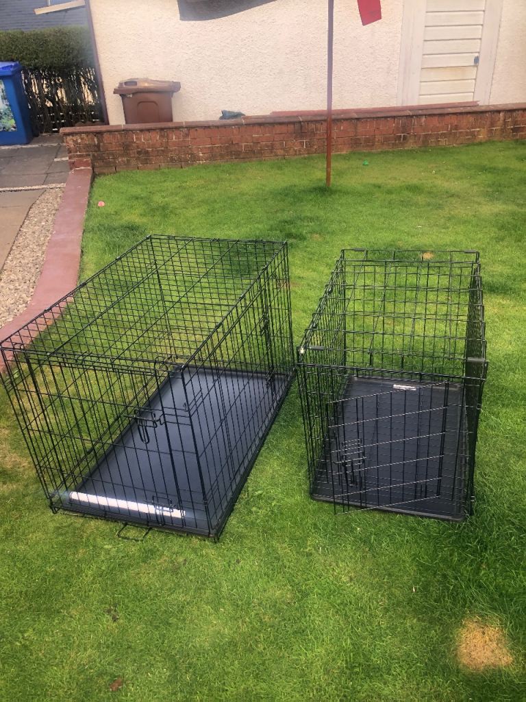 Folding pet crate with tray
2 available 
