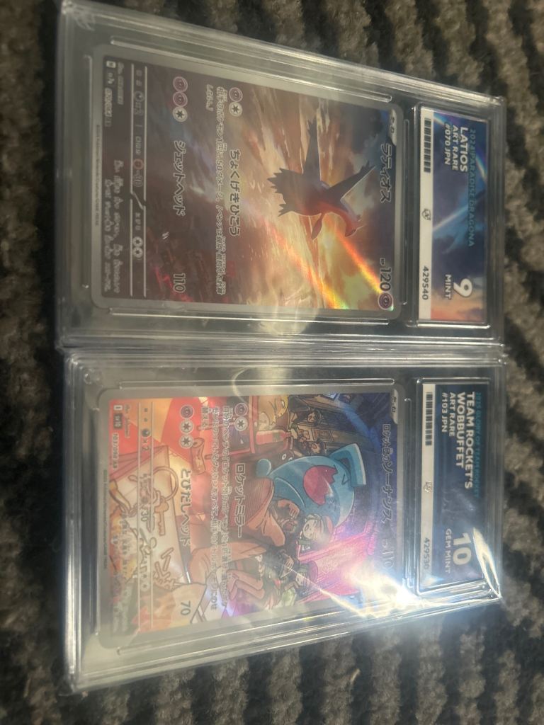image for Two Japanese graded Pokemon cards 