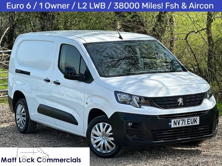 2021 Peugeot Partner L2 BlueHDi 950 Professional Premium Panel Van Diesel Manual