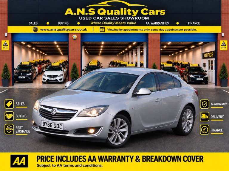 2016 Vauxhall Insignia 1.4i Turbo SRi Nav Euro 6 (s/s) 5dr HATCHBACK Petrol Manual